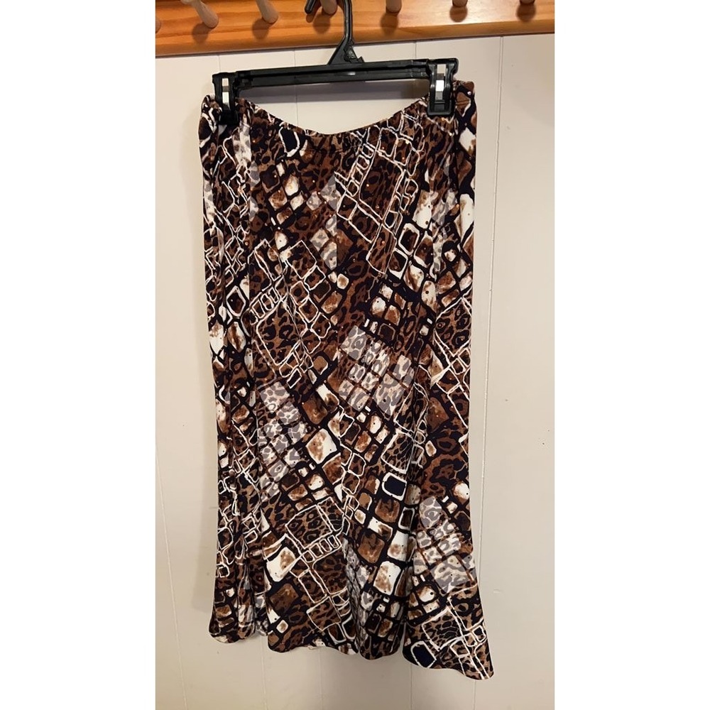 Alfred Dunner Women's Geometric Printā Skirt Size 18